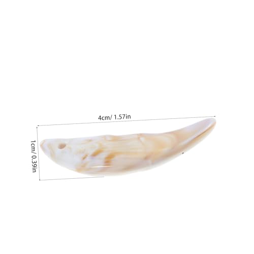 Healvian 25stücke Wolfszahn Anhänger Basteln Wolfszähne Charm Tierzahn Für Halskette Ohrringe Armband Schmuckherstellung Heimdekoration Schlüsselanhänger Charms von Healvian