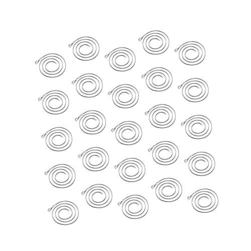 Healvian 25 Stück Teiliges Schlangenkette Silberplattierte Damen und Herren Halsketten Langlebige Kupferlegierung DIY Anhänger Schmuck Dünne Trendige Silberkette für Besondere Anlässe von Healvian