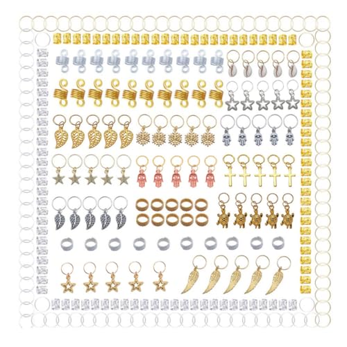 Healvian 280stücke Dreadlocks Kreative Haaraccessoires Für Zöpfe Für Verschiedene Haartypen Langlebigem Material Mit Verarbeitung Für Ansprechendes Design von Healvian