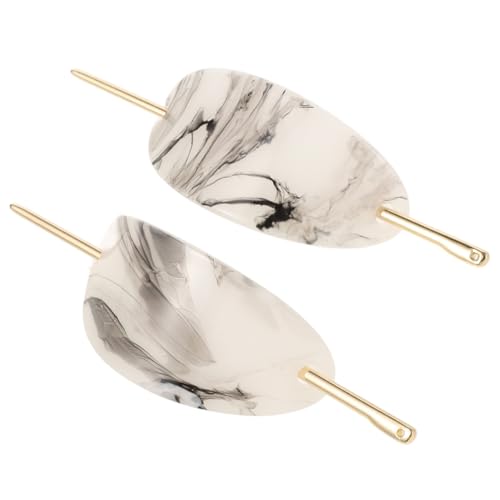 Healvian 2stücke Acryl Haarstabs Oval Haarnadel Für Damen Und Mädchen Haarstyling Zubehör von Healvian