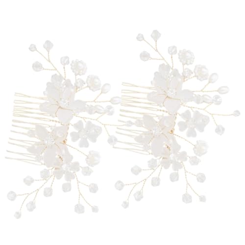 Healvian Vintage Haarschmuck Set Silberner Metallkamm Mit Strasssteinen Blumen Haarspange Für Die Braut Hochzeits-haarschmuck Healvian Vintage Haarschmuck Set Silberner Metallkamm Mit Strasssteinen Blumen Haarspange Für Die Braut Hochzeits-haarschmuck von Healvian