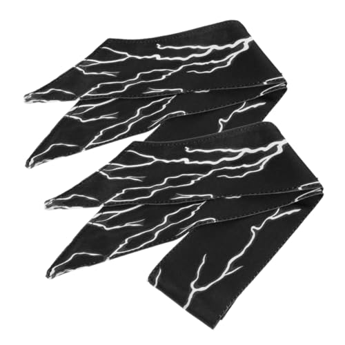 Healvian 2stücke Damen Elastisches Stirnband Bandana Kopfband Sport Haaraccessoire Für Fitness Und Freizeit Atmungsaktiv Und Schweißabsorbierend Stilvolles Design Mit Dreiecksmuster von Healvian