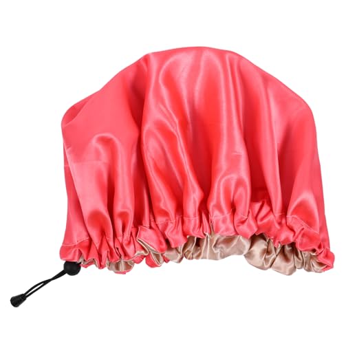 Healvian 2St Verstellbare Double-Layer-Schlafmütze Duschhaube für Satin-Haarhaube zum Schlafen capillus cap hair cap Hüte Mützen für Männer Kopftuch Mütze elastische Nachtmützen nachts Hut von Healvian