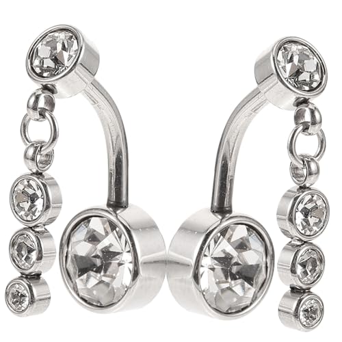 Healvian 2Stücke Bauchnabelpiercing für Frauen Nabelringe mit Einzigartigem Design Glatter Oberfläche Besondere Anlässe Healvian 2Stücke Bauchnabelpiercing für Frauen Nabelringe mit Einzigartigem Design Glatter Oberfläche Besondere Anlässe von Healvian