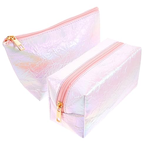 Healvian 2stücke Kosmetiktaschen Reißverschluss Für Make-up Und Toilettenartikel Und Langlebig Für Damen Und Teenager von Healvian