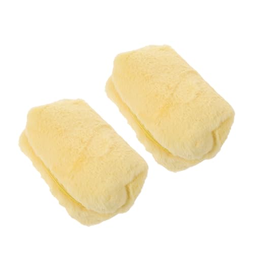 Healvian 2stücke Plüsch Kosmetiktasche Stiftbeutel Reisetasche Make-up Tasche Bleistiftbeutel Ordnertasche Für Frauen Mädchen von Healvian