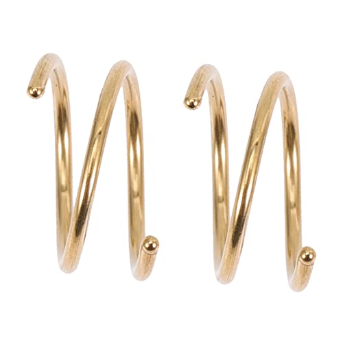 Healvian 2Stücke Spiral Nose Rings Stainless Steel Hoops Jewelry For Women Adjustable Non Piercing Nose Piercing Accessories For Daily Wear Special Occasions Healvian 2Stücke Spiral Nose Rings Stainless Steel Hoops Jewelry For Women Adjustable Non Piercing Nose Piercing Accessories For Daily Wear Special Occasions von Healvian