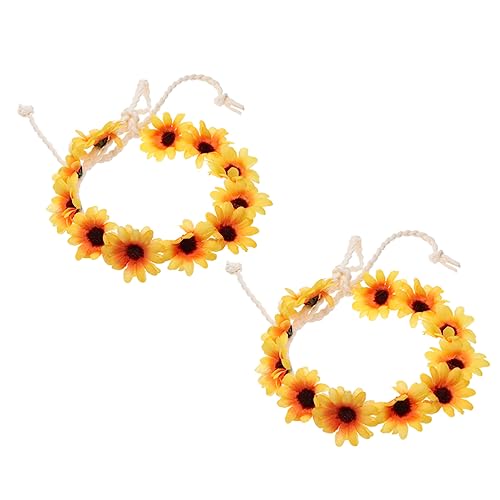 Healvian Gänseblümchen-haarband-set 11-teilig in Gelb Modisches Stirnband- Für Damen Mädchen Und Frauen Als Geburtstagsgeschenk von Healvian