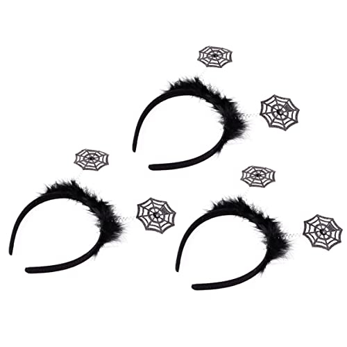 Healvian 2er Set Halloween Spinnen Netz Haarreif Lustiges Kopfband Für Erwachsene Und Dekoratives Haaraccessoire Für Halloween Kostüme Gruselpartys Und Karneval von Healvian
