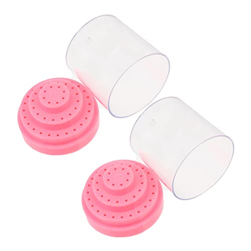 Healvian 48-loch-nagelbohrerblock Schleifkappenhalter Nagelbohrer-organizer Pp-material Nagelbohrerständer Nagelschleifbox Elegant Und Praktisch von Healvian