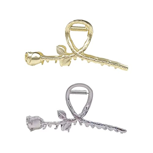 Healvian 2stücke Haarspangen Metall Haarklammern Stilvolle Haarclips Für Elegante Frisuren Rutschfeste Haaraccessoires Für Damen Für Alltag Und Besondere Anlässe von Healvian