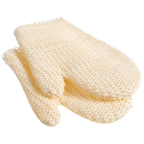 Healvian Duschhandschuhe Badehandschuhe Körperpeeling-fäustlinge Mit Peeling-handschuhen Sisal-badetuch Hautpeeling-handschuhe Zum Healvian Duschhandschuhe Badehandschuhe Körperpeeling-fäustlinge Mit Peeling-handschuhen Sisal-badetuch Hautpeeling-handschuhe Zum von Healvian