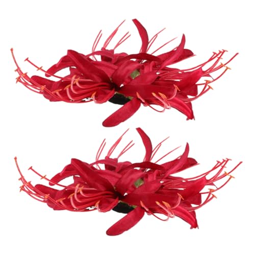 Healvian 2stücke Blumen Haarklammer Dekorative Haarspangen Im Blumenstil Für Partys Und Festliche Anlässe Langlebig Und Sicher Niedlicher Haarschmuck Für Mädchen von Healvian