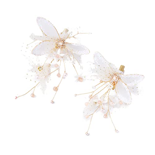Healvian 2stücke Goldene Netz-rhinestone Haarklammern Mit Kristallen Elegante Braut-haarspangen Für Hochzeiten Und Besondere Anlässe Perlen-haarschmuck Für Bräute Und Brautjungfern von Healvian