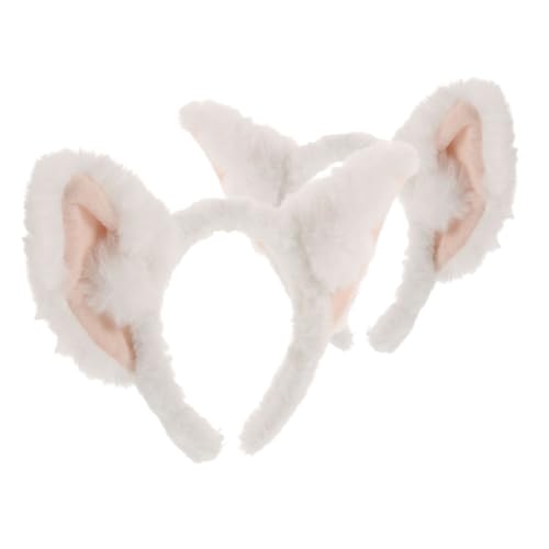 Healvian 2stücke Niedliche Fuchsohren Haarband Für Junge Mädchen Und Erwachsene Weiche Plüschkopfbedeckung Für Cosplay Partys Und Halloween Komfortabel Und Elastisch von Healvian