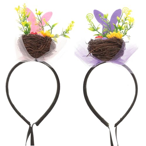 Healvian 2stücke Stirnband Blume Haarreifen Hoop Kopfbedeckung Für Mädchen Cosplay Haar Zubehör Für Mädchen von Healvian