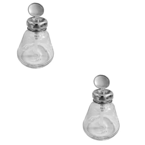 Healvian 2st Pumpflasche Make-up-entferner-flasche Glasbehälter Maniküre-werkzeuge Terrarien Terrarium Glas-container Lösungsmittel Nagelflaschen Reiseflasche Wasser Pumpen Wasser Zu Pumpen von Healvian