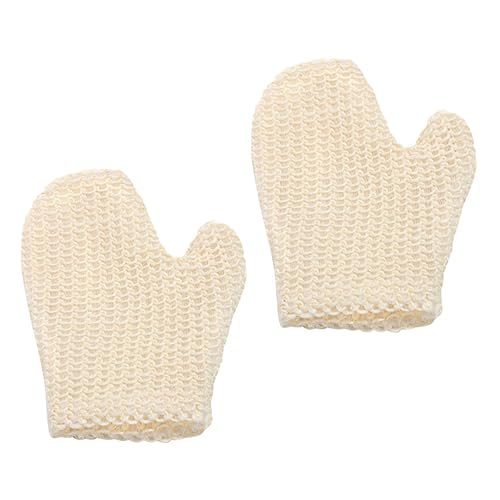 Healvian 2stücke Badehandschuh Aus Sisal Für Peeling Und Dusche Körperwaschschwämme Schrubb-badetücher Leicht Zu Reinigen Für Reisen Geeignet von Healvian
