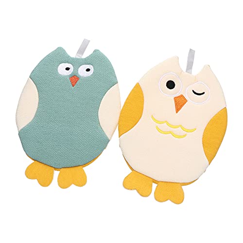 Healvian 2stücke Cartoon Junge Mädchen Badetücher Baumwolle Polyester Duschbadetücher Tiermotiv Handtücher Für Junge Mädchen von Healvian