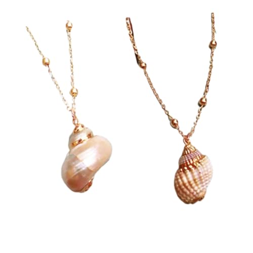 Healvian 2stücke Conch Halskette Stilvolle Und Kreative Schmuckaccessoires Für Und Mädchen Für Besondere Anlässe Wie Partys Und Hochzeiten Handgefertigt Mit Verarbeitung Healvian 2stücke Conch Halskette Stilvolle Und Kreative Schmuckaccessoires Für Und Mädchen Für Besondere Anlässe Wie Partys Und Hochzeiten Handgefertigt Mit Verarbeitung von Healvian