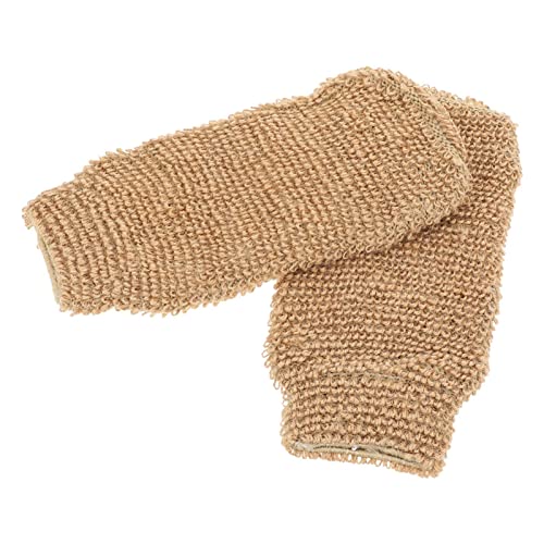 Healvian 2stücke Duschen Handschuhe Aus Jute Für Körper Tiefenreinigung Reiben Handschuhe Dusche Schrubben Handtücher Haushaltsbadeutensilien Rückenschrubberhandschuhe von Healvian