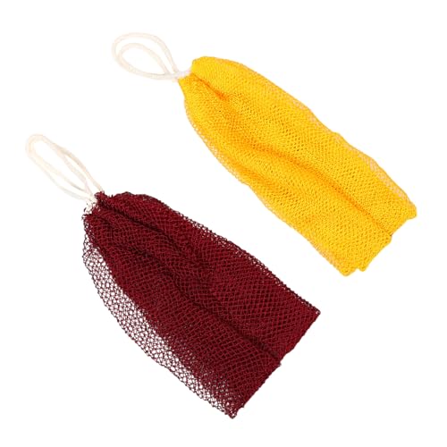 Healvian 2stücke Duschpeeling-schrubber Aus Afrikanischem Netz Für Körper Badeschwamm Für Peeling Körperpeeling-handtuch Zur Hautreinigung von Healvian