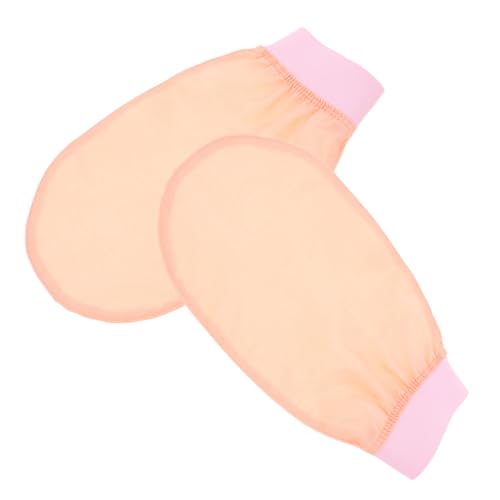 Healvian 2stücke Exfolierende Handschuhe Aus Seidenstoff Sanfte Hautreinigung Und Peeling-mitts Für Körperpflege Geeignet Für Frauen Für Beine Rücken Und Wiederverwendbar Und von Healvian