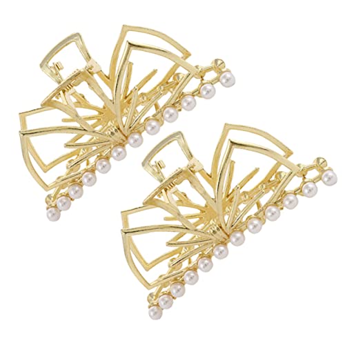 Healvian 2stücke Haarspangen Mit Perlen Haarklammern Für Elegante Hochsteckfrisuren Für Partys Hochzeiten Und Alltag Haaraccessoires Für Damen von Healvian