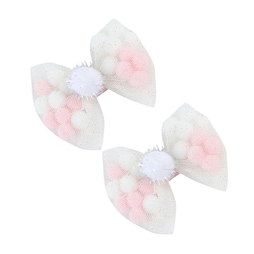 Healvian 2stücke Haarspangen Mit Schleife Für Junge Mädchen Bunter Kopfschmuck Netz-haarspangen Haarnadeln Haarspangen Für Alltag Schule Stilvolle Anlässe von Healvian