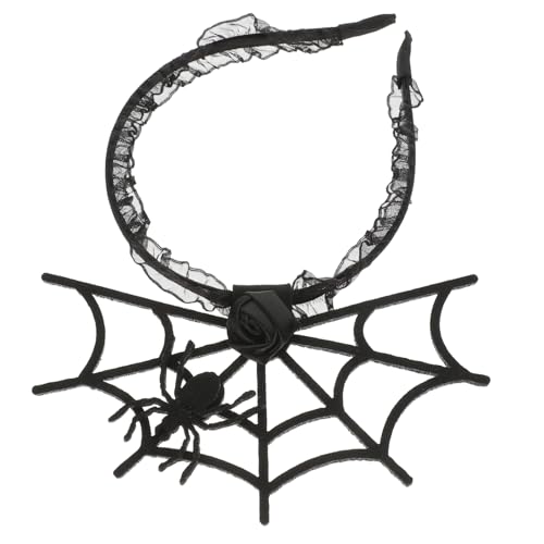 Healvian 2stücke Halloween Spinnen Haarreif Kopfschmuck Mit Spider Netz Design Leicht Und Für Kostümparty Und Cosplay Attraktives Zubehör Für Halloween Veranstaltungen von Healvian