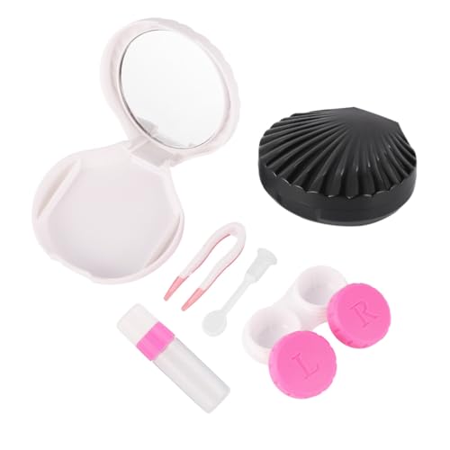 Healvian 2stücke Linsen-aufbewahrungsbehälter Linsenbehälter Linsen-Organizer Linsenetui Kunststoff-aufbewahrungsbehälter Praktisch Für Reisen Und Outdoor-aktivitäten von Healvian