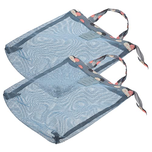 Healvian 2stücke Mesh Aufbewahrungstasche Für Reise Kosmetika Und Toilettenartikel Nasstasche Für Badeanzug Und Handtücher Tragbare Kleinigkeitentaschen Aus Netzmaterial Make-up Tasche Für von Healvian