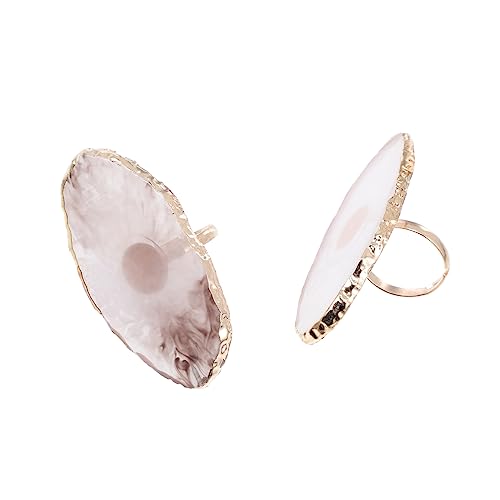 Healvian 2stücke Nagelring Farbmischtablett Aus Hochwertigem Harz Für Nail Art Polish Und Kosmetikpigmente Zum Mischen Und Tragen Unterwegs Healvian 2stücke Nagelring Farbmischtablett Aus Hochwertigem Harz Für Nail Art Polish Und Kosmetikpigmente Zum Mischen Und Tragen Unterwegs von Healvian