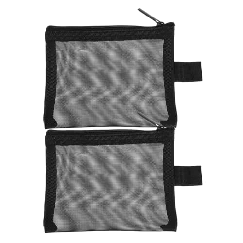 Healvian 2stücke Netztasche Für Make-up Pack Reise Kulturbeutel Mit Reißverschluss Kleine Kosmetiktasche Für Organisation Von Make-up-Organizer Für Camping von Healvian