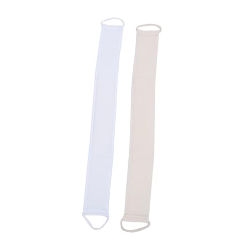 Healvian 2stücke Rückenschrubbtücher Schrubbtücher Peeling Badetücher Badeschrubber Doppelseitige Badeschrubbtücher Für Körperreinigung Peeling Hautpflege Badetücher Für Reisen von Healvian