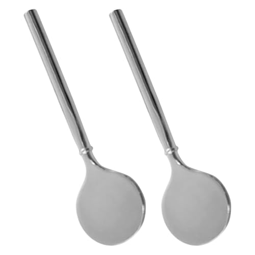 Healvian 2stücke Spatel Für Hautpflege Kosmetik Spatula Für Gesichtsmaske Augencreme Und Lotionen Mini Beauty Löffel Zur Anwendung Und Mischung Tragbar Und Kompakt von Healvian