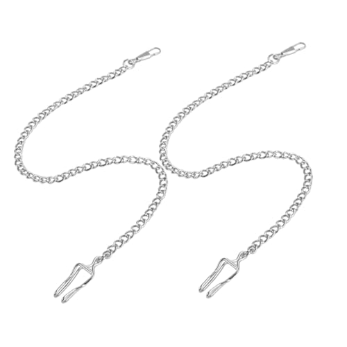 Healvian 2stücke Taschenuhr Kette Für Männer Aus Ersatz-Kette Für Taschenuhren Passend Für Kleidung Und Taschen Schlichtes Design von Healvian
