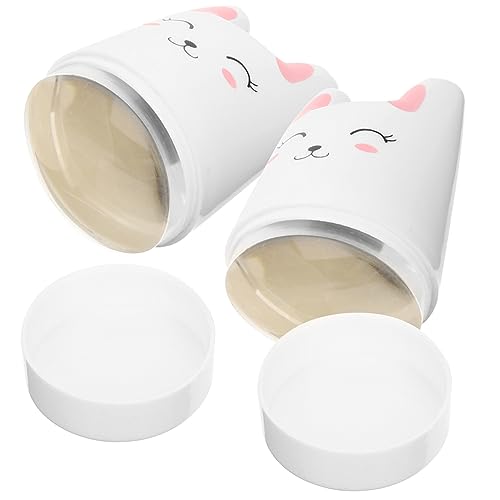 Healvian 2stücke Teilige Silikon-nagelkunst-stempel Cartoon Hase Form Maniküre-kunst-stempel Mit Schaber Für Heimgebrauch Oder von Healvian