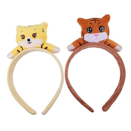 Healvian 2stücke Tiger Haarschmuck Für Neujahrsfeiern Ohren Haarreifen Für Kreative Und Festliche Kopfbedeckung Für Cosplay Und Fotoshooting Healvian 2stücke Tiger Haarschmuck Für Neujahrsfeiern Ohren Haarreifen Für Kreative Und Festliche Kopfbedeckung Für Cosplay Und Fotoshooting von Healvian