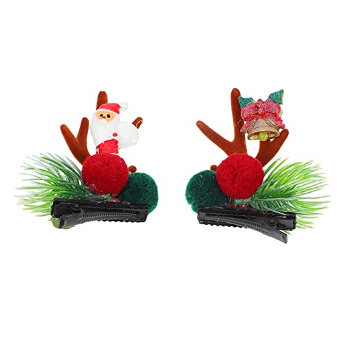 Healvian 2stücke Weihnachts- -haarspangen Für Festliche Anlässe Niedliche Haarclips Für Mädchen Für Weihnachtsfeiern Und Bezaubernde Haardekoration von Healvian