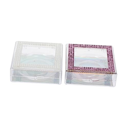 Healvian 2stücke Wimpern-organizer Mit Fenster Wimpern-verpackungsbox Leer Wimpernetui-halter Mit Wimperntablett Zum Aufbewahren Von Falschen Wimpern Und Kleinen Kosmetikartikeln von Healvian