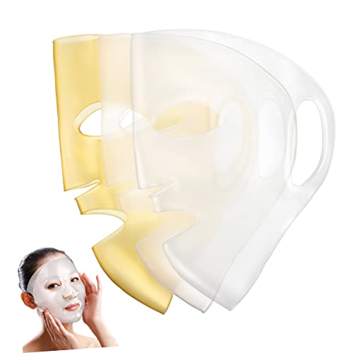 Healvian 3 -Maskenabdeckung -Gesichtsmaske Gesichtsmaskenabdeckung waschbar feucht gesicht Wiederverwendbare -Maskenhülle Silikonmasken Kieselgel von Healvian