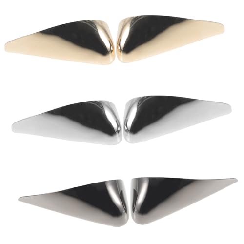 Healvian 3 Paare Metall High Heel Tip Caps Strapazierfähige Schuhspitzenschützer Fersenprotektoren Dekoration für High Heels für Hochzeit Abschlussfeier Party von Healvian