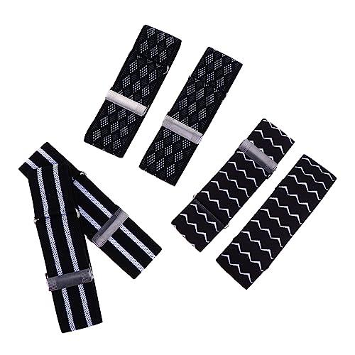 Healvian 3 Paare Verstellbare Elastische Hemd Armbänder für Männer Stilvolle Shirt Halter für Partys Bars und Alltag Strapazierfähigem Unisex Design Healvian 3 Paare Verstellbare Elastische Hemd Armbänder für Männer Stilvolle Shirt Halter für Partys Bars und Alltag Strapazierfähigem Unisex Design von Healvian