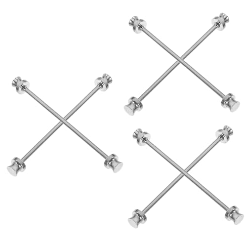 Healvian 3 Sätze Anstecknadel Schwarz Hals Hemd Anstecknadeln Brosche Bar Kragenhalter Kragenclip Herren Krawattennadel Clip Krawatten Für Männer Krawattenklammer Kragennadel 2 Stück * 3 von Healvian