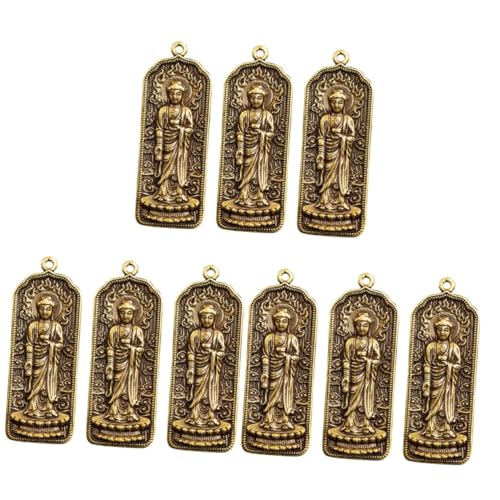 Healvian 3 Sätze Buddha Schlüsselanhänger Dekorative Anhänger Diy Charms Stylische Schlüsselkettenaccessoires Leicht Und Tragbar Für Freunde 3 Stücke * 3 von Healvian