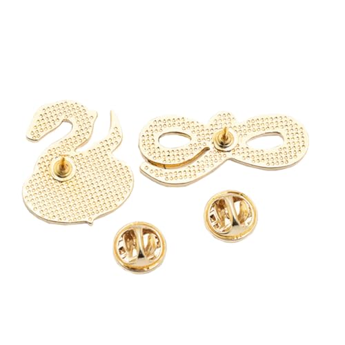 Healvian 3 Sätze Cartoon Snake Breastpin Stilvolle Corsage Mit Einzigartigem Design Für Kleidung Taschen Accessoires Brosche Für Besondere Anlässe 2 Stücke * 3 von Healvian