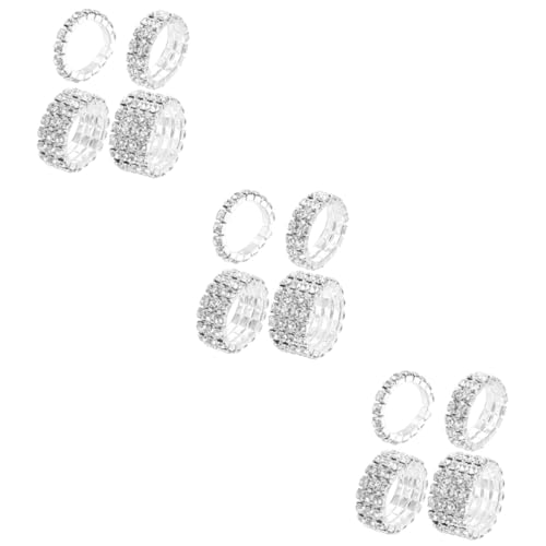 Healvian 3 Sätze Diamant-ring Verlobungsring Damen Daumenring Damen Edelstein Ringe Damen Modeschmuck Ringe Stapelringe Damen Bandringe Für Frauen Strasssteine Silber 4 Stück * 3 Healvian 3 Sätze Diamant-ring Verlobungsring Damen Daumenring Damen Edelstein Ringe Damen Modeschmuck Ringe Stapelringe Damen Bandringe Für Frauen Strasssteine Silber 4 Stück * 3 von Healvian