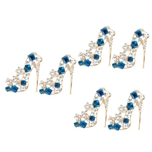 Healvian 3 Sätze Farbige Broschen Für High Heels Kreative Schuhclips Modisches Accessoire Für Kleidung Taschen Für Ausflüge Partys Leicht Tragbar 2 Stück * 3 von Healvian