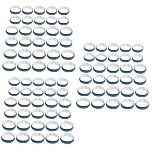 Healvian 3 Sätze Farbwechselringe Für Frauen Verstellbar Für Zeigt Persönlichkeit Und 50 Stück * 3 von Healvian